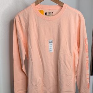 Carhartt Women's Soft Peach Long Sleeve Tee